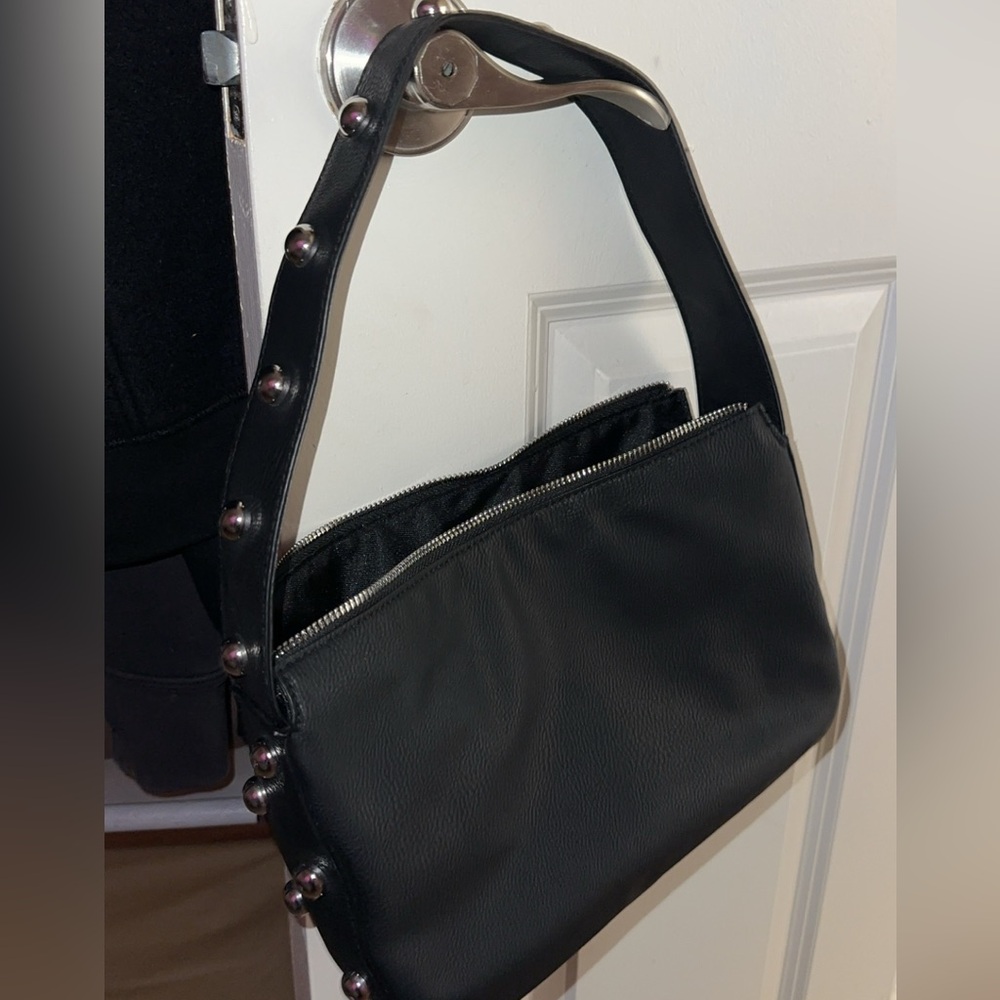 Universal Thread Black Studded Shoulder Bag